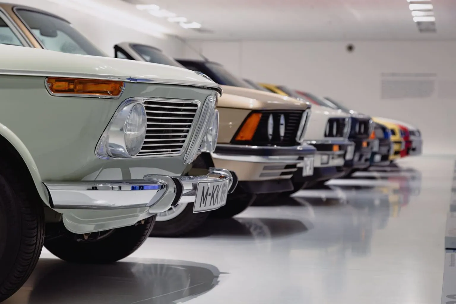 Row of classic cars automotive ROAR CXO - case study