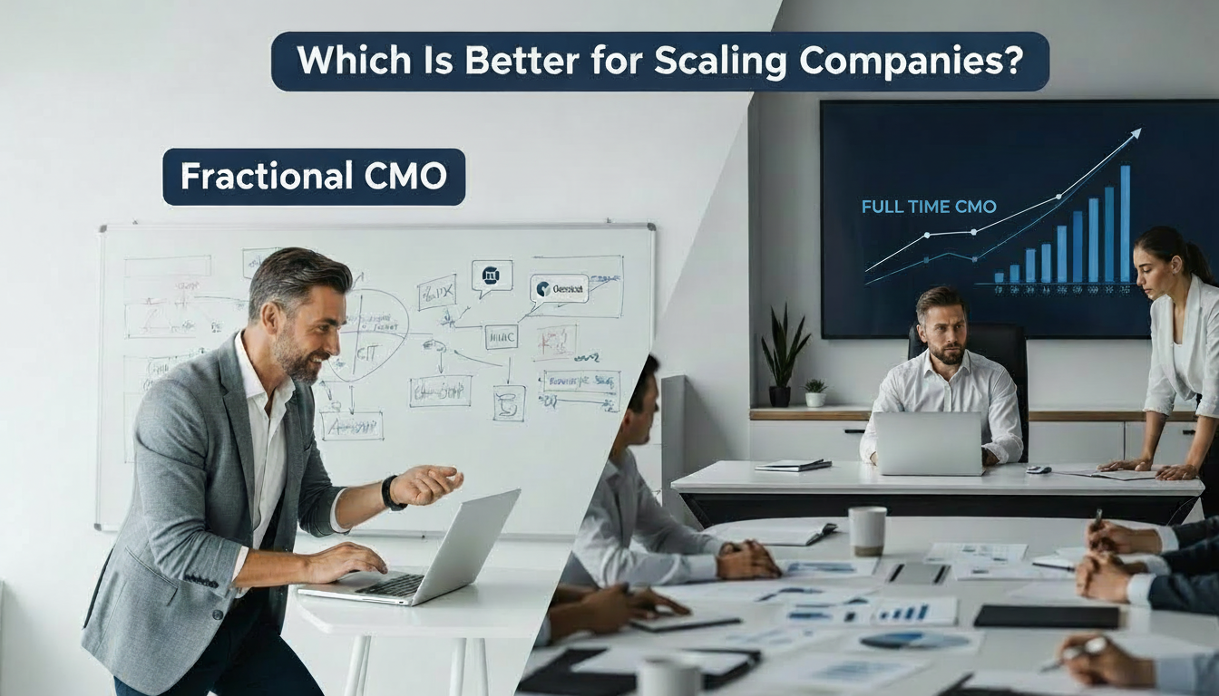 Fractional CMO vs Full-Time CMO: Which Is Better for Scaling Companies