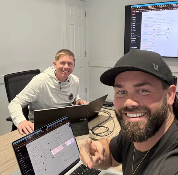 Dallin Cottle, CEO, and Corey Robinson, COO, ROAR CXO fractional CMO leadership team