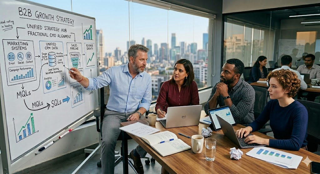How a Fractional CMO Aligns Marketing, Sales, and CRM Systems