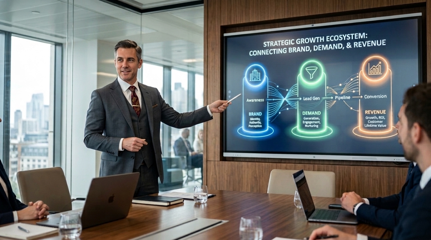How a Fractional CMO Connects Brand, Demand, and Revenue