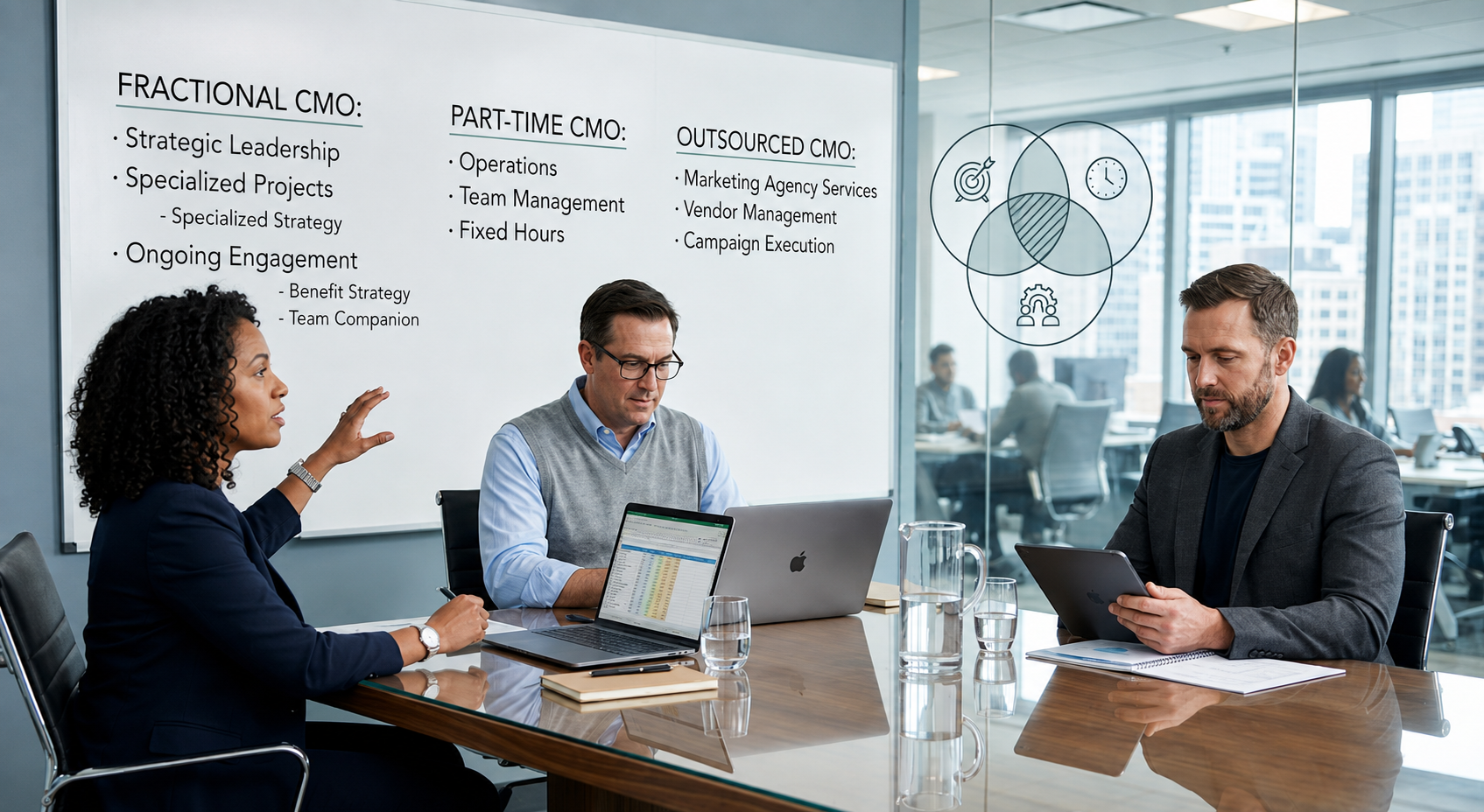 Fractional CMO vs. Part-Time CMO vs. Outsourced CMO: What Is the Difference